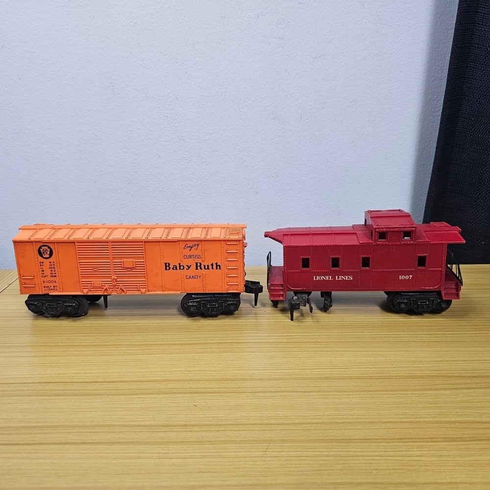 Lionel 6047 Lionel Lines Red Caboose O Gauge Train X-1004 Orange Curtiss Baby
